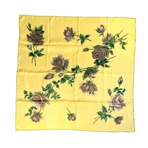 Glentex Vintage Silk Floral Scarf